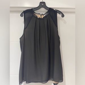 Rose & Olive Size XL Sheer sleeveless blouse